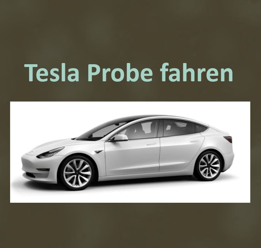 Tesla Probe fahren